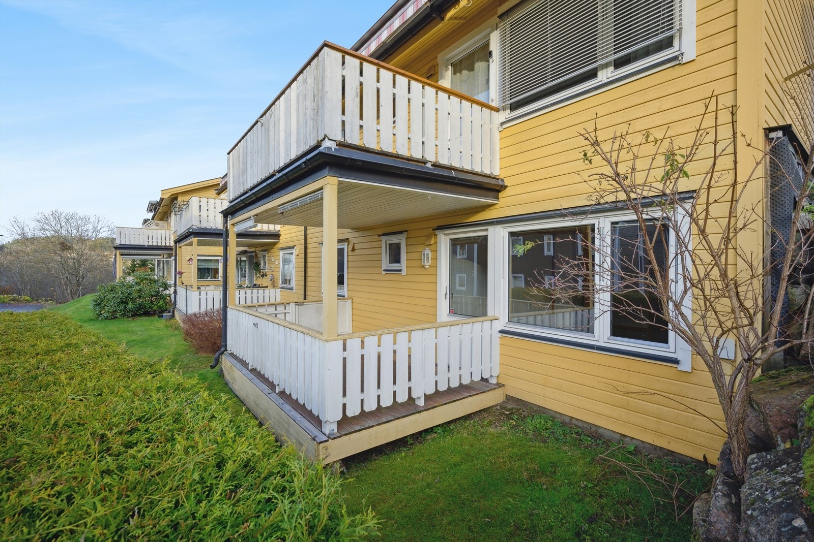 Gode solforhold på terrassen. Galleribilde