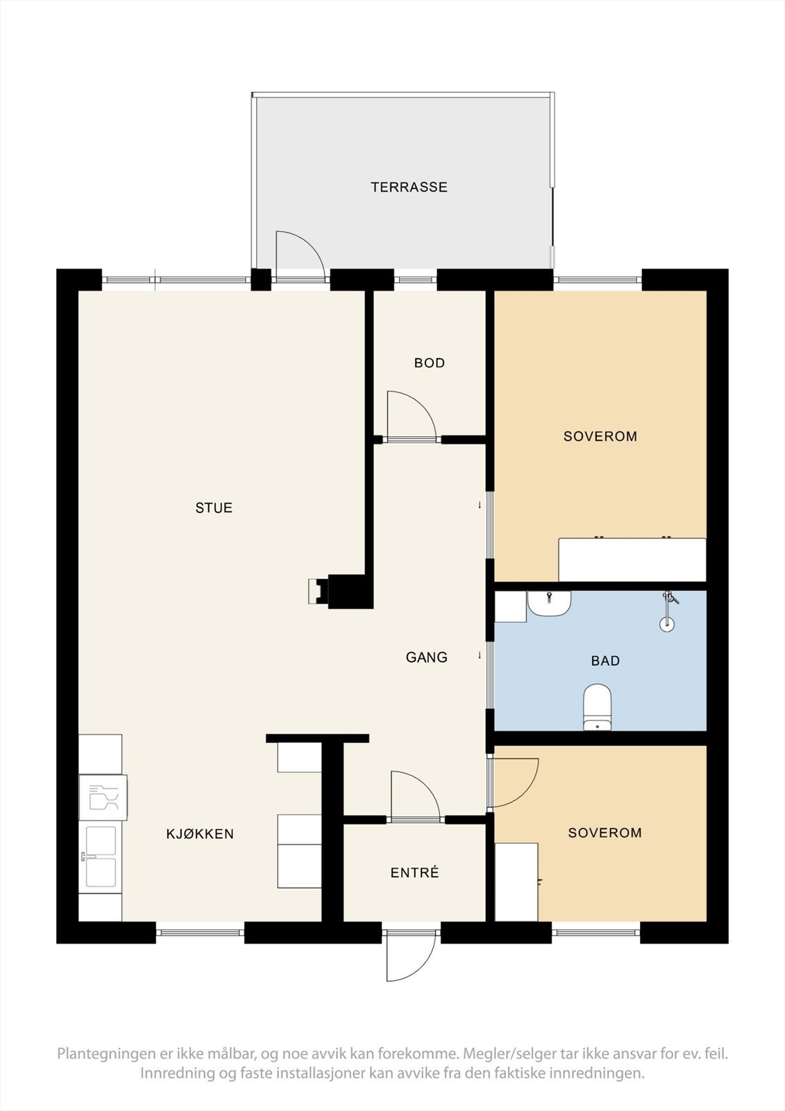 Plantegning. Galleribilde