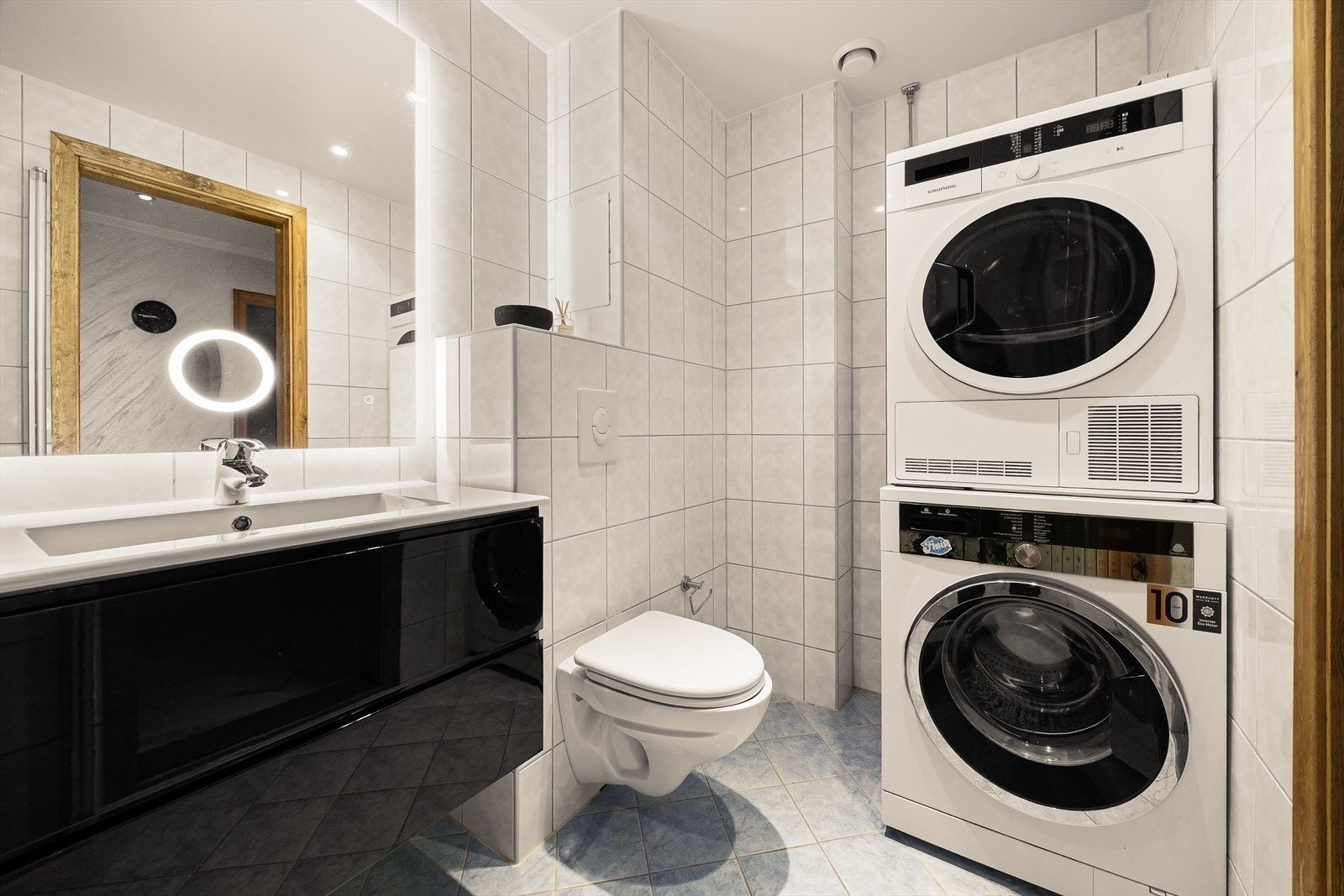 - Det er også opplegg for vaskemaskin - Galleribilde