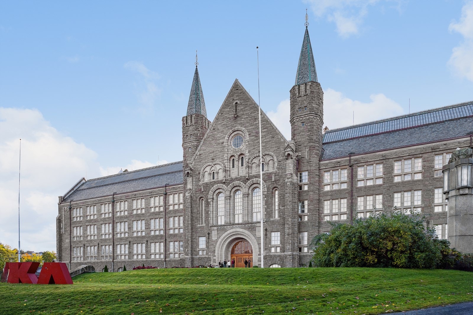 Herfra er det kort gangavstand til NTNU Gløshaugen. Galleribilde