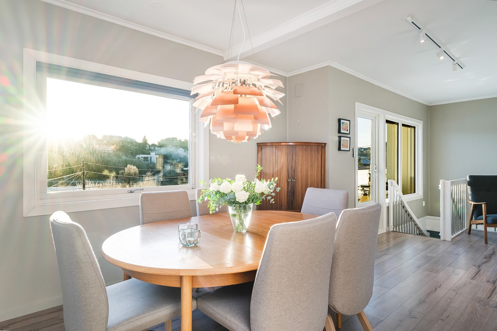 Fine lys- og utsiktsforhold Galleribilde