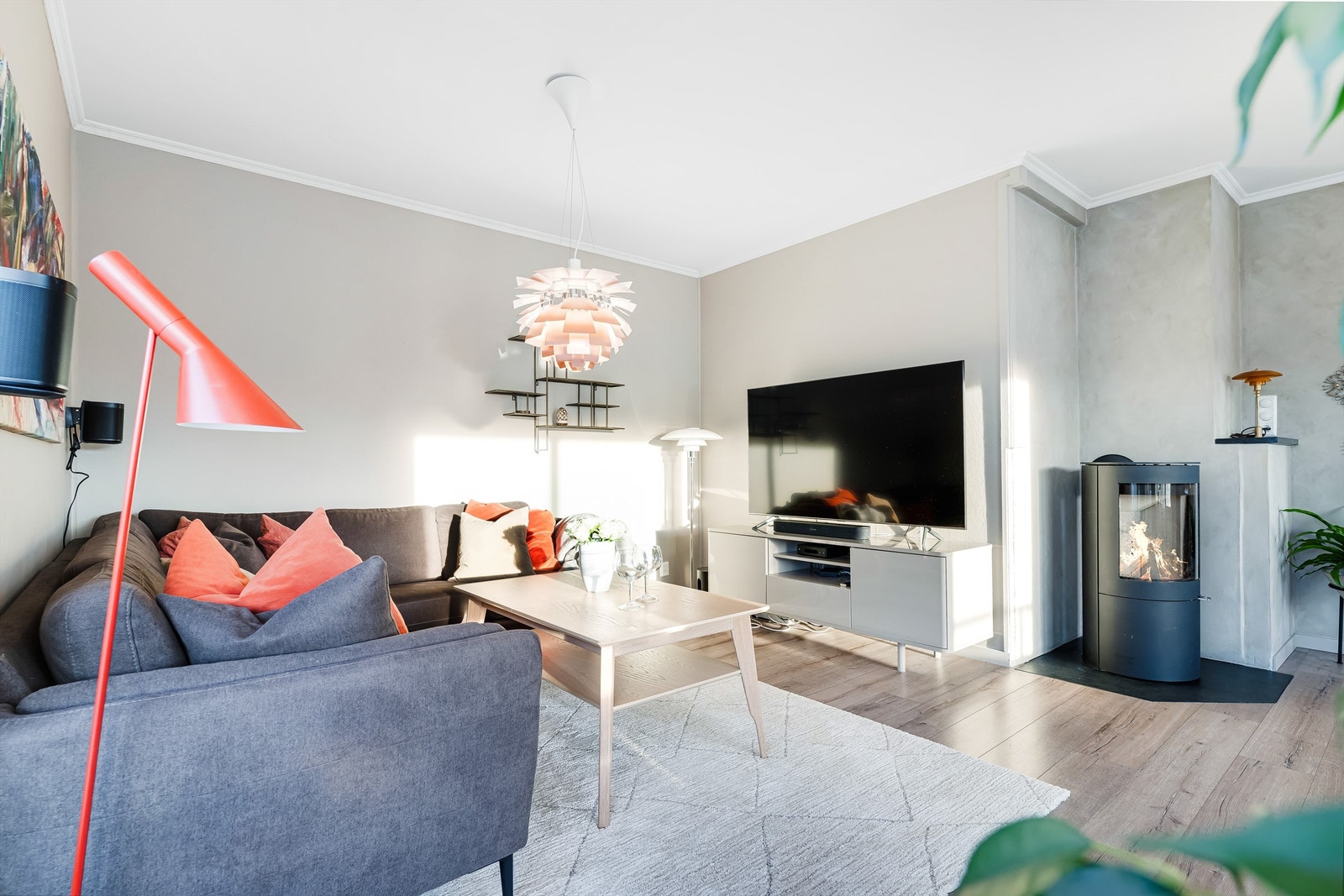 Romslig TV-hjørne Galleribilde