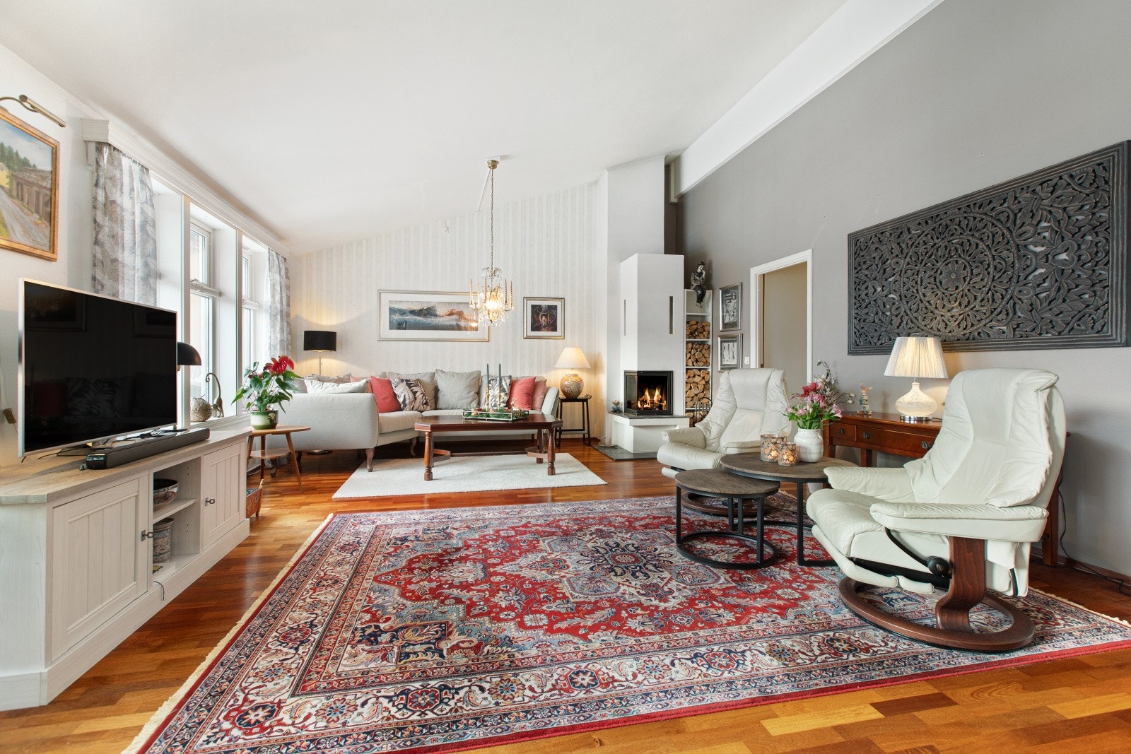 Det siste soverommet er plassert i tilknytning til stuen. Galleribilde