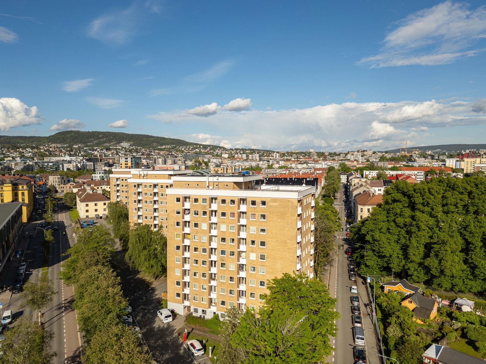 Dronebilde. Galleribilde