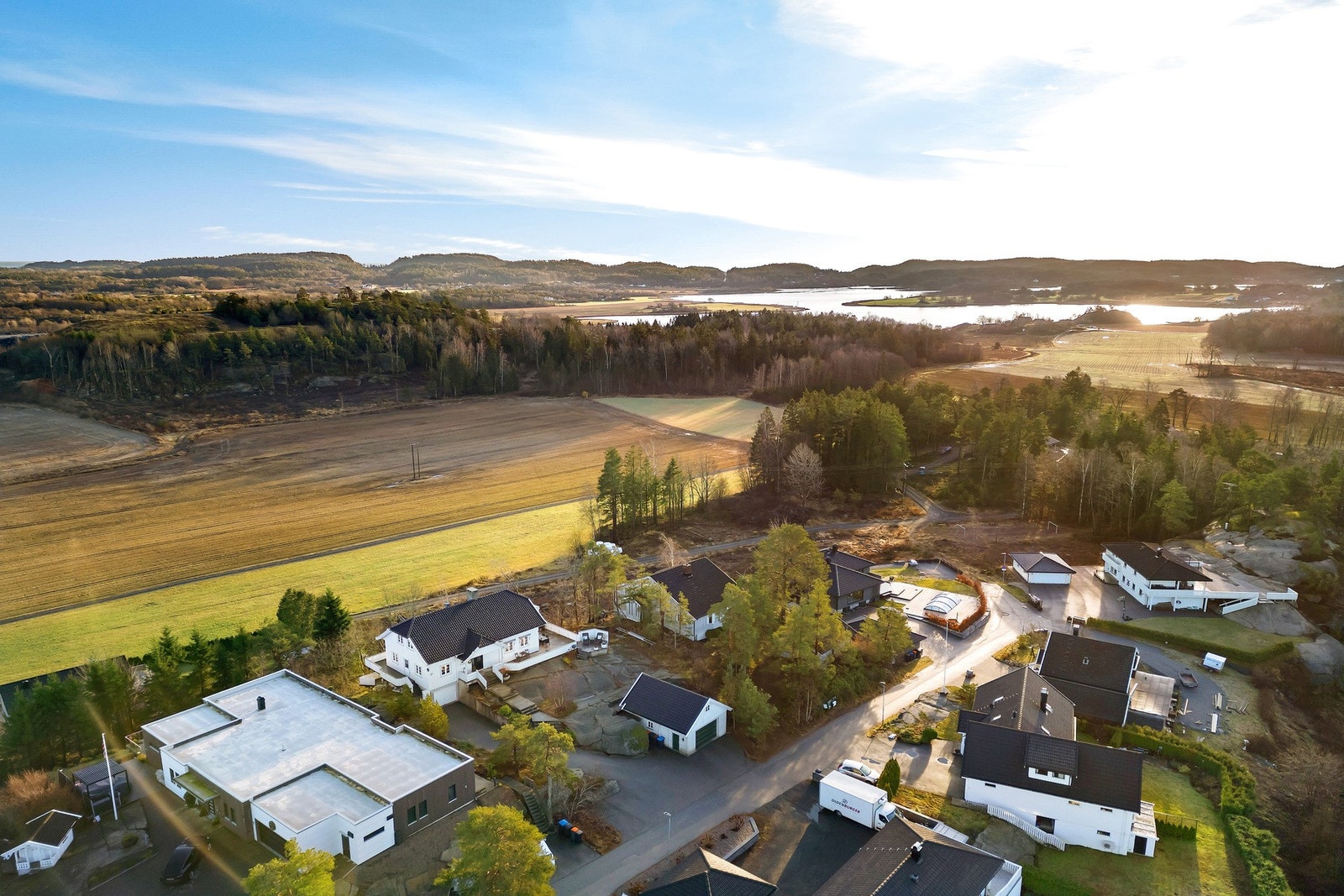Dette er et stille, rolig og trygt nabolag Galleribilde
