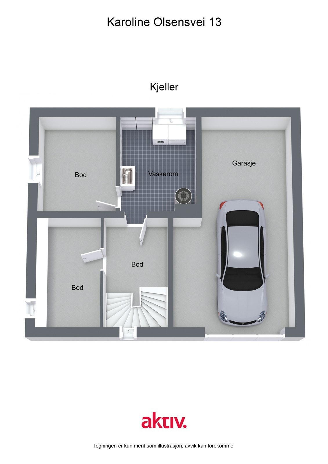 Plantegning u.etasje. Galleribilde