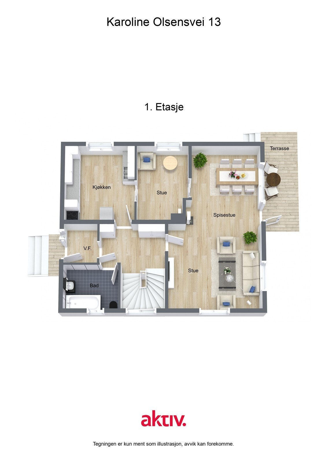 Plantegning 1.etasje. Galleribilde