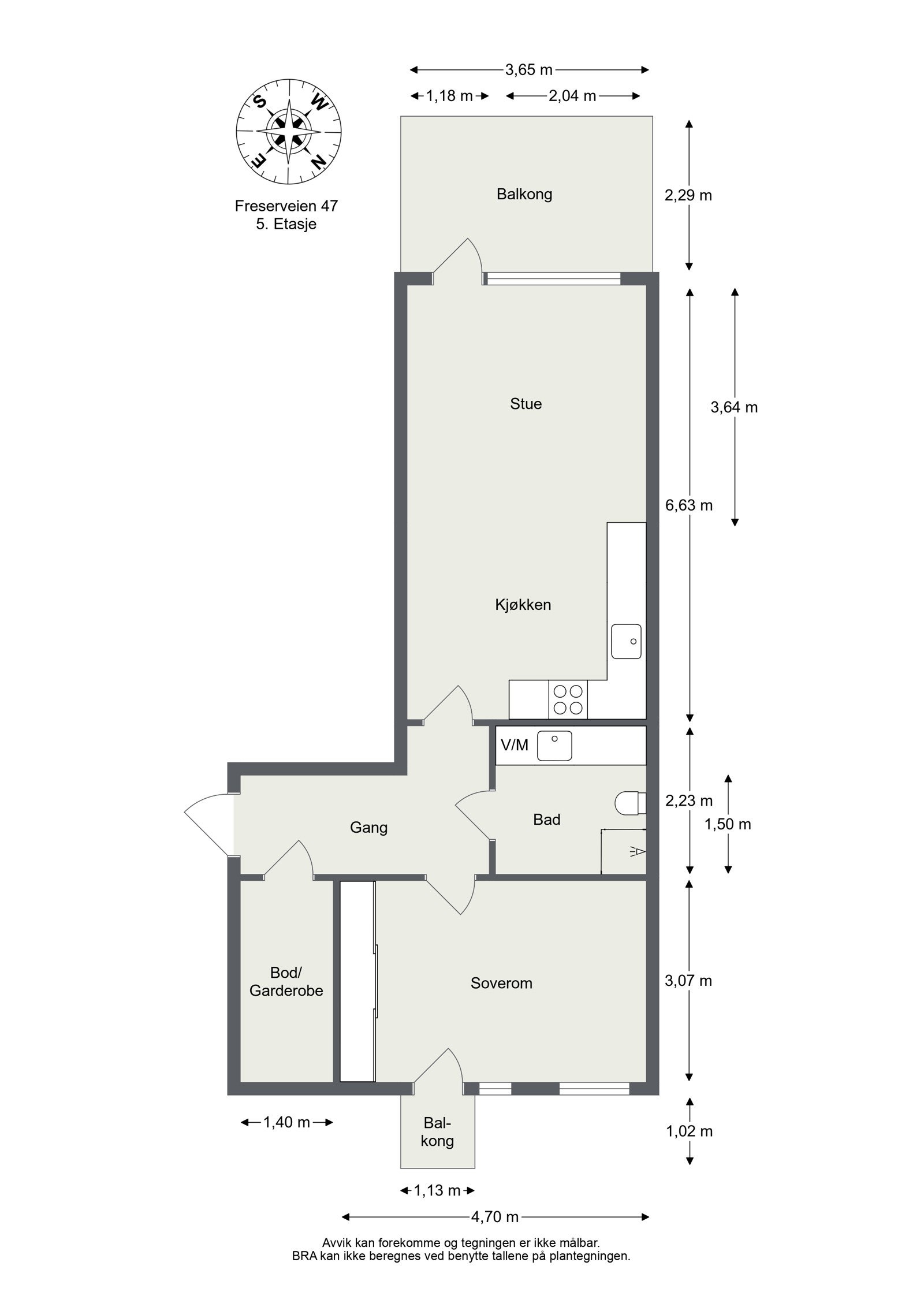 Plantegning Galleribilde