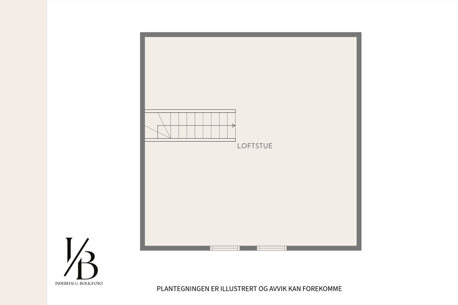 Plantegning - Loft Galleribilde