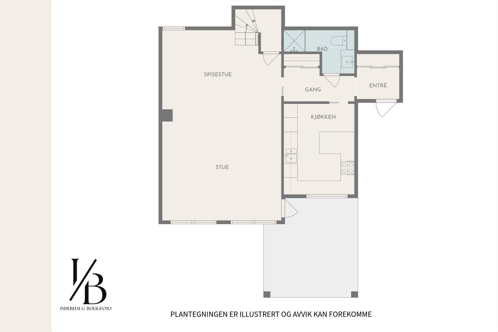 Plantegning - 1. etasje Galleribilde