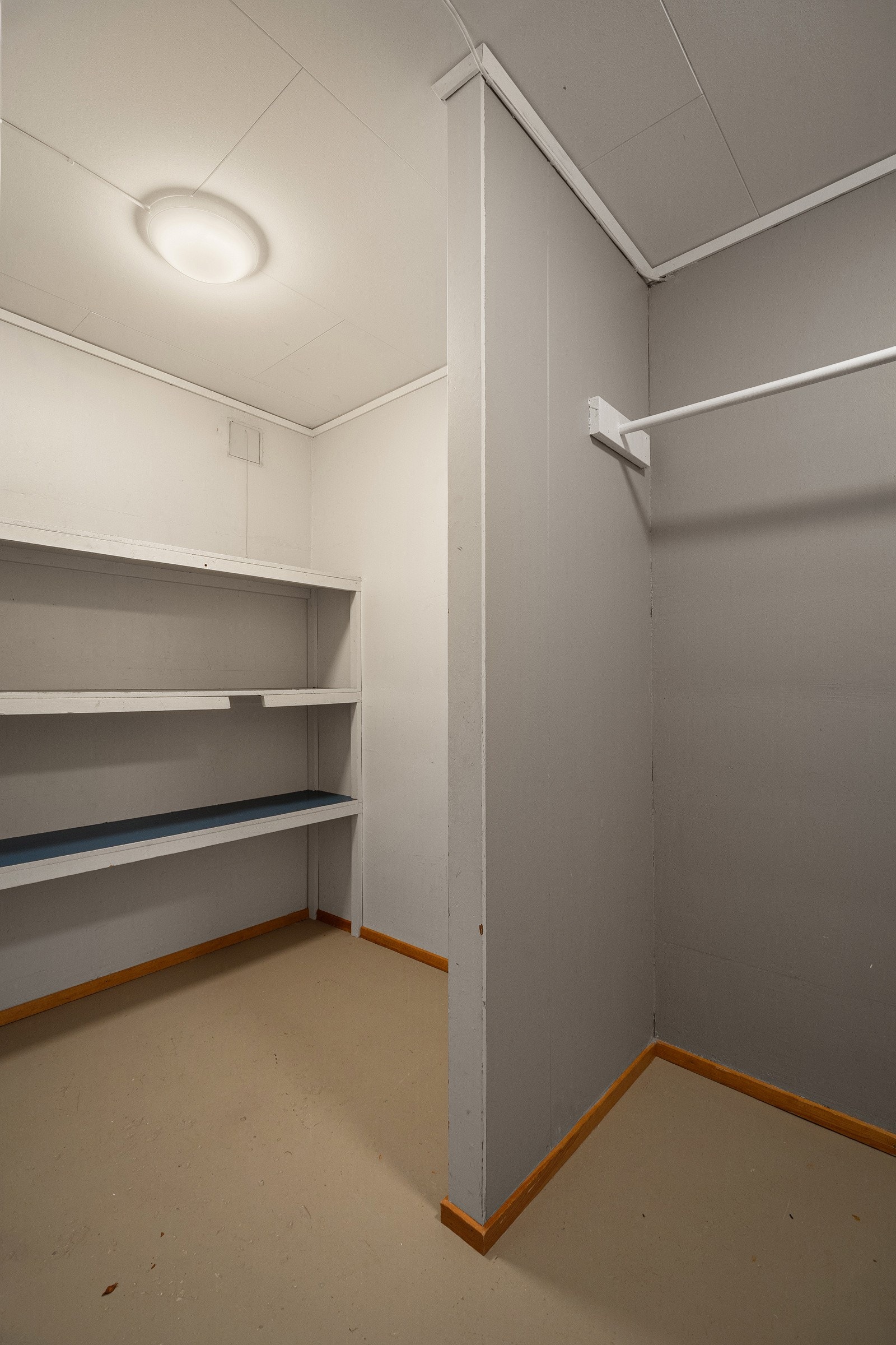 Boden sikrer ekstra oppbevaringsmuligheter. Galleribilde