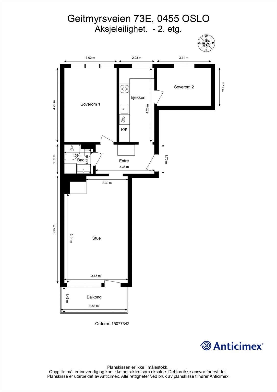 Plantegning. Galleribilde