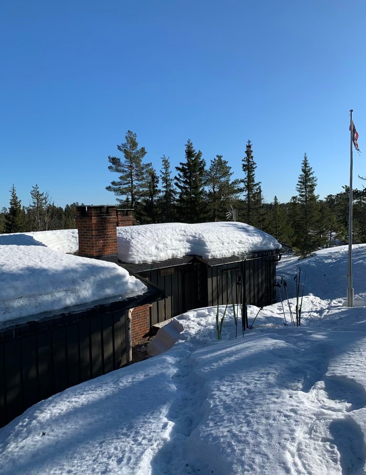Vinterstemning i Seterliveien 35. Galleribilde