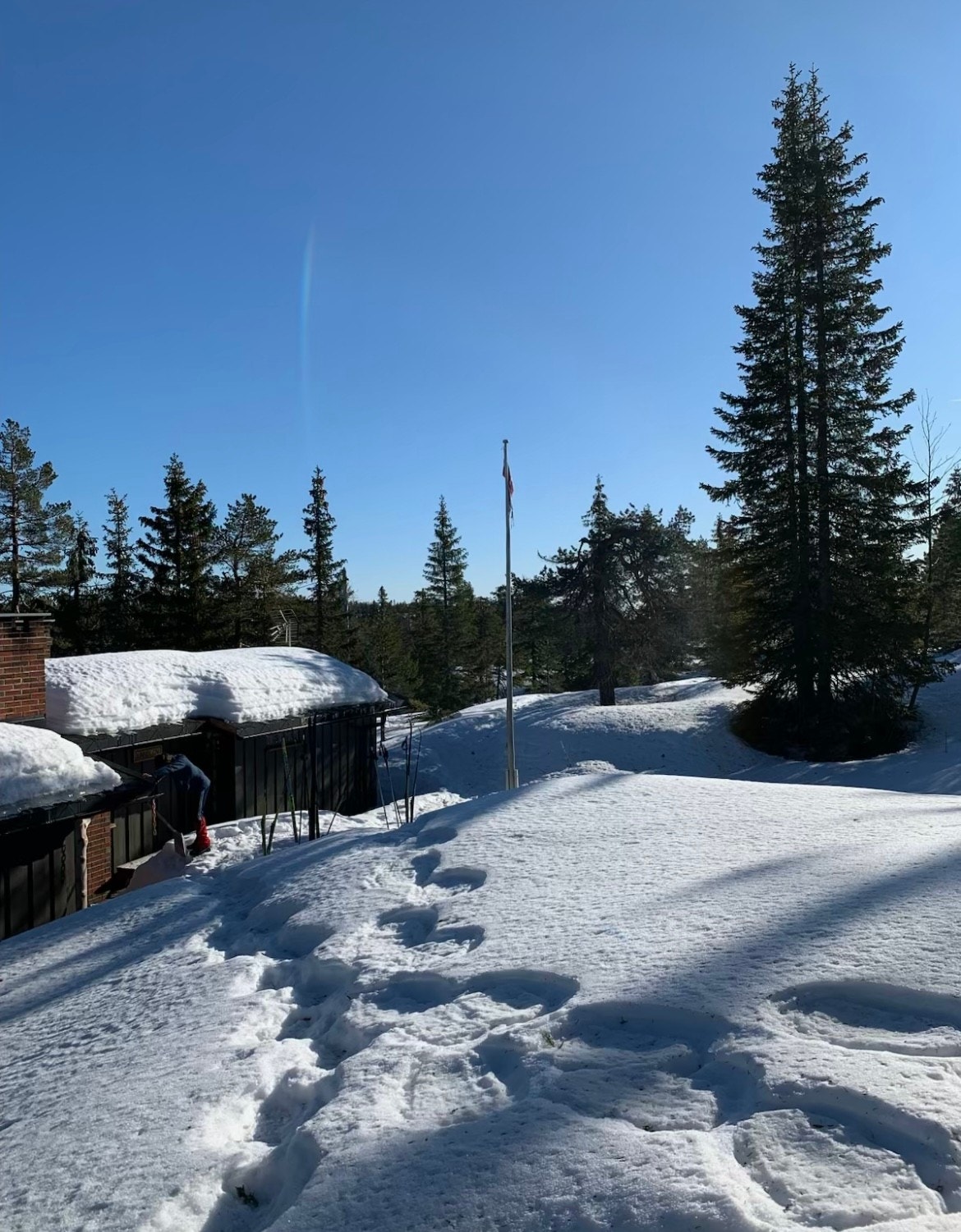 Vinterstemning i Seterliveien 35. Galleribilde