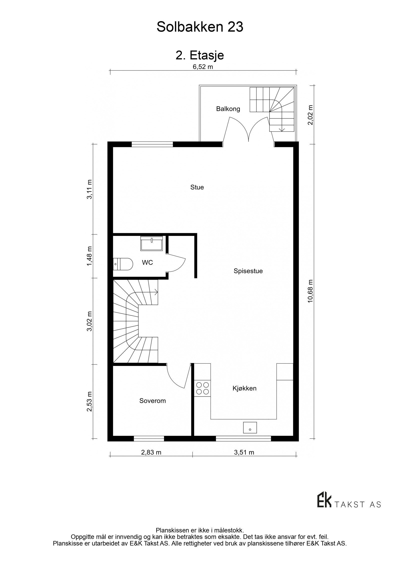 Plantegning 2. Etasje. Galleribilde
