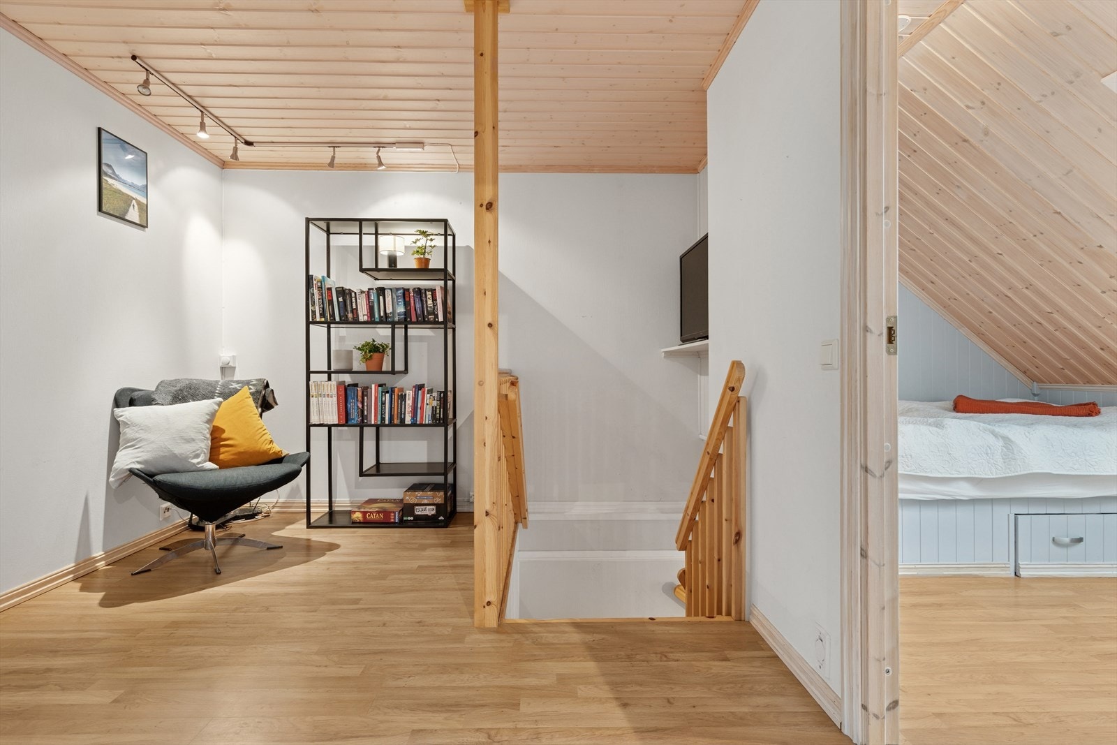 Velkommen opp til loftsetasjen. Galleribilde