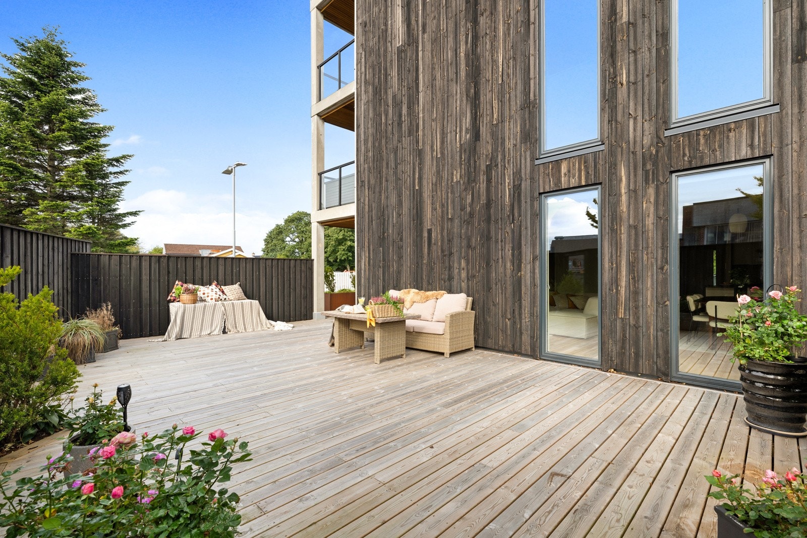 Stor terrasse Galleribilde