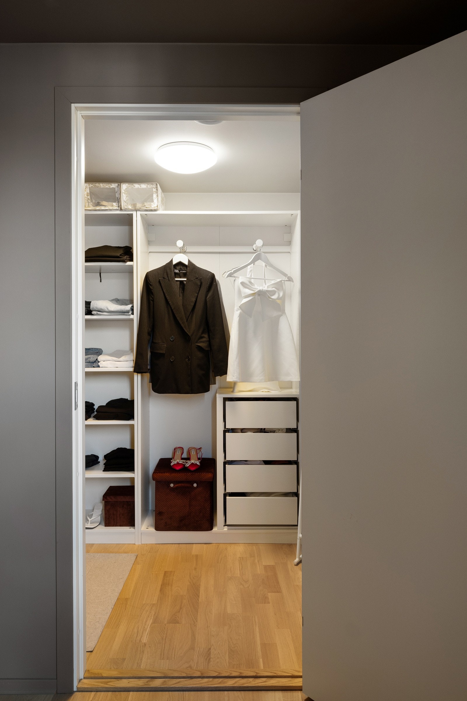 Her har du også walk-in-closet. Galleribilde