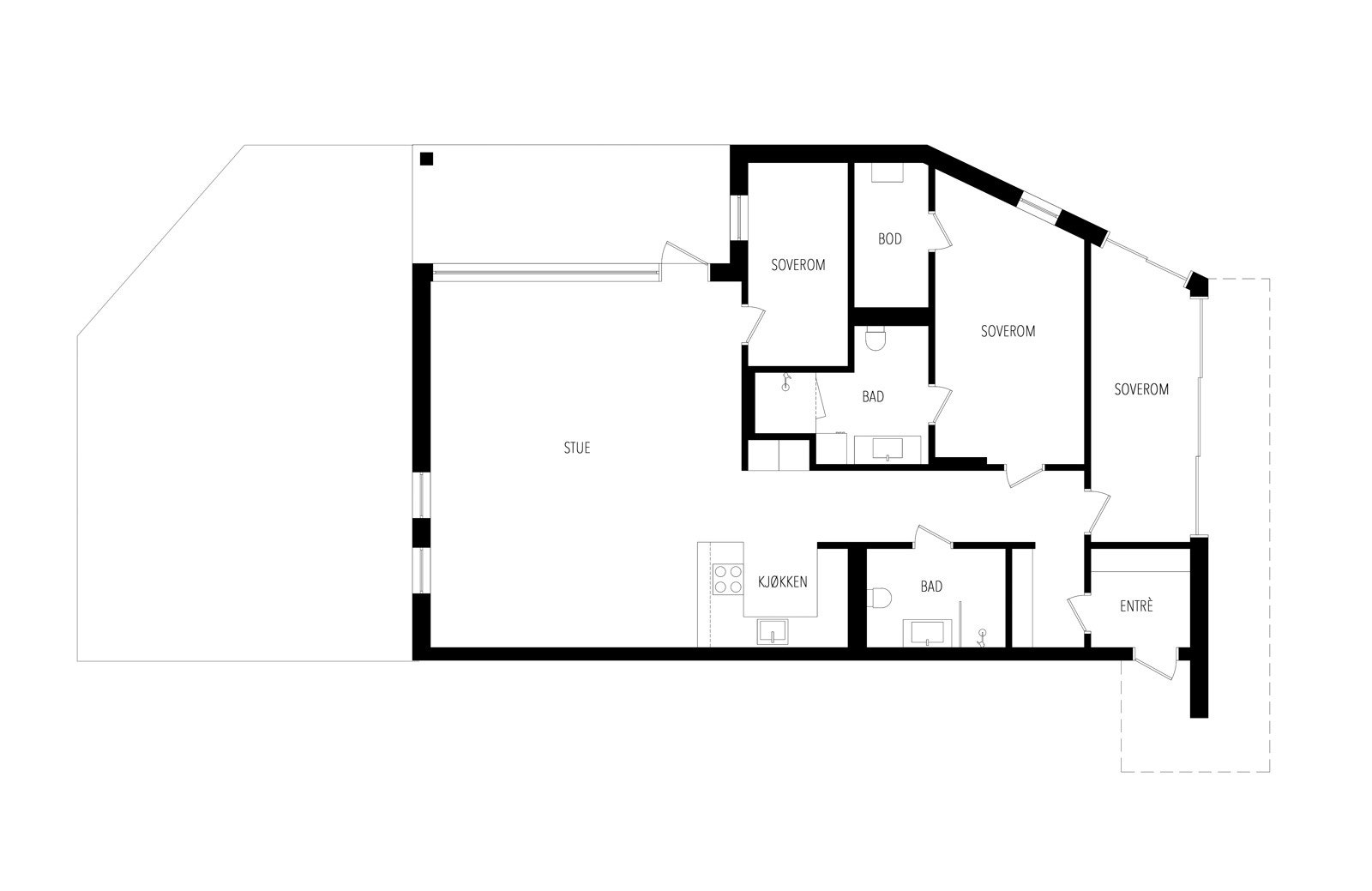 Plantegning. Galleribilde