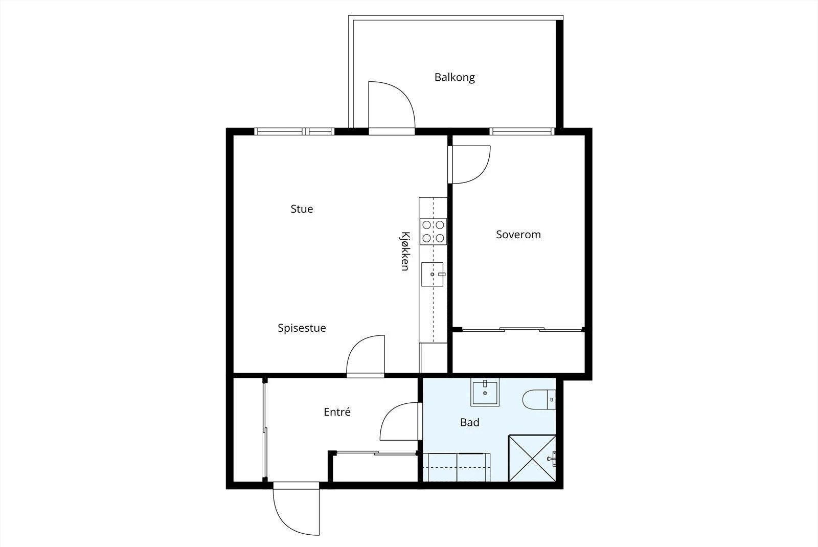 Plantegning Galleribilde