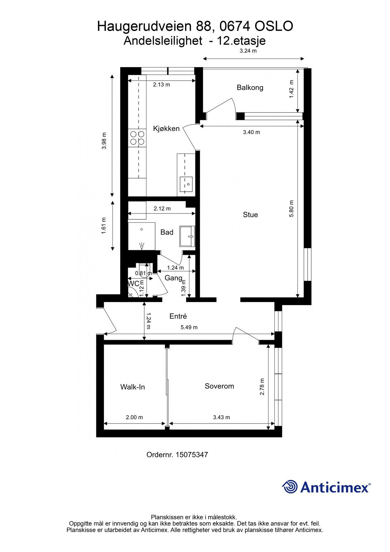 Plantegning Galleribilde