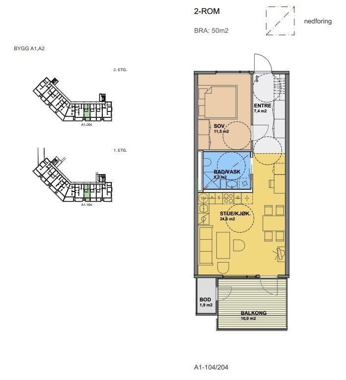 Plantegning Galleribilde