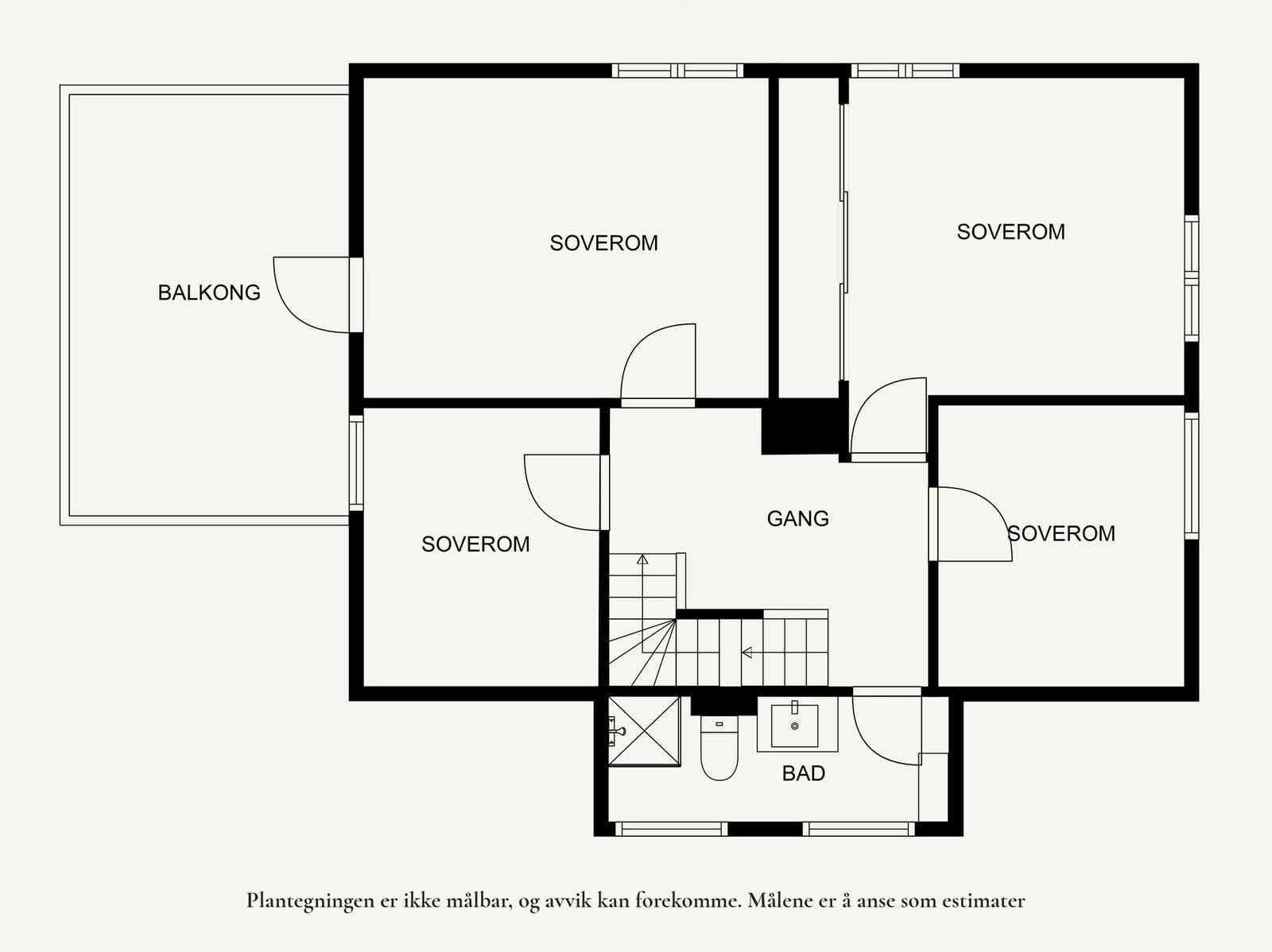 Plantegning 2. etasje Galleribilde