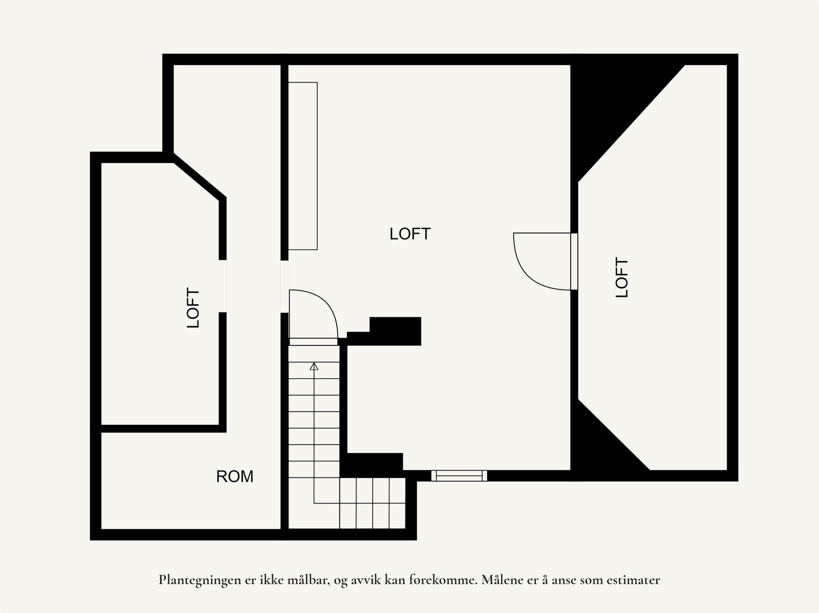 Plantegning loftetasje. Galleribilde