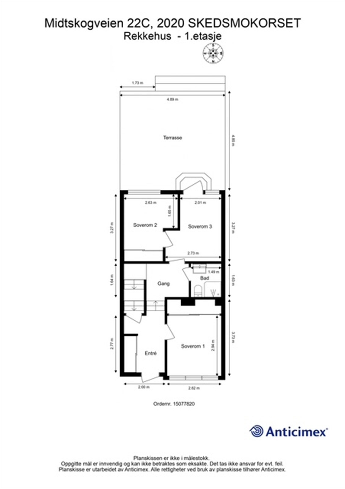 Plantegning 1. etg. Galleribilde