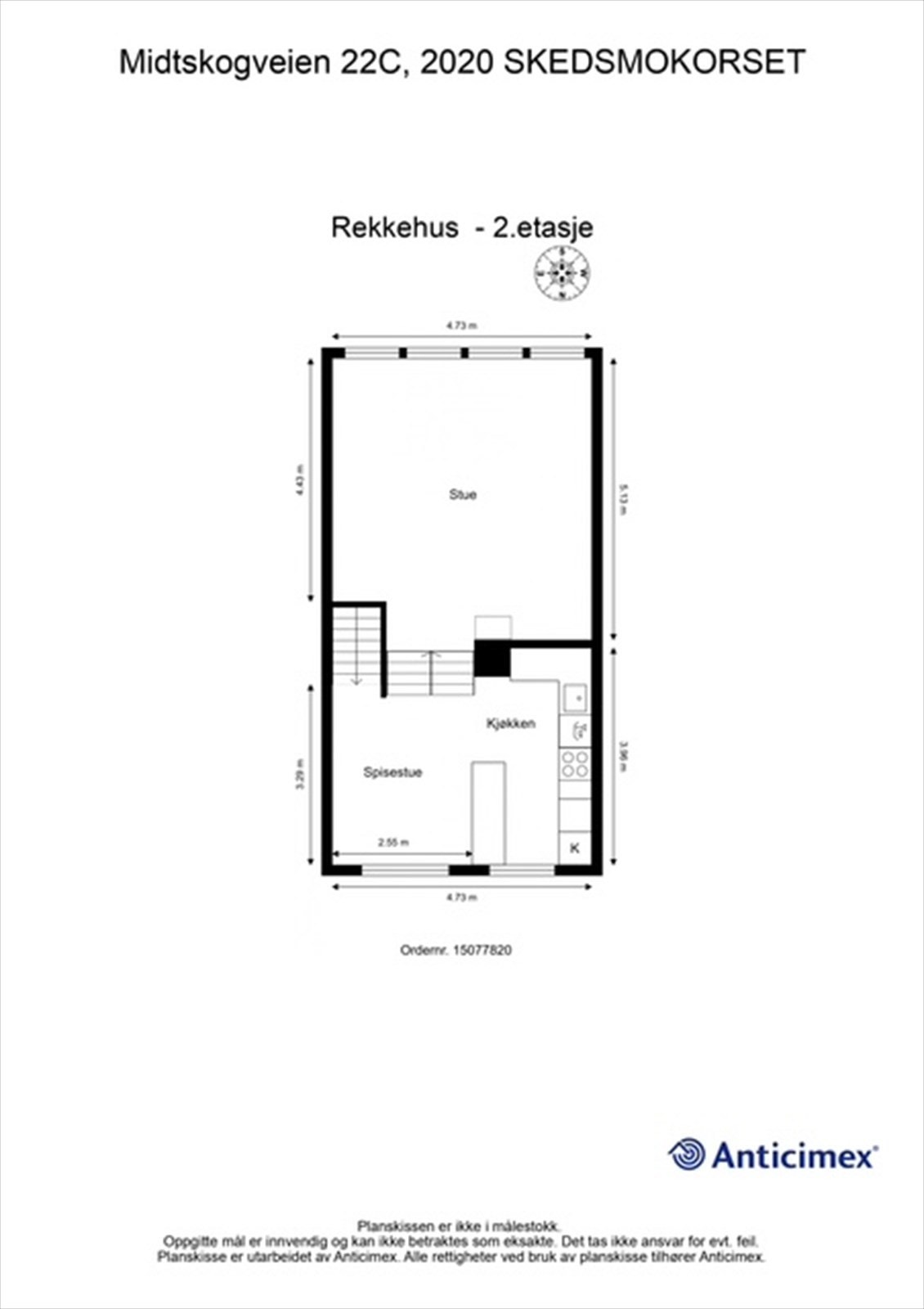 Plantegning 2.etg. Galleribilde