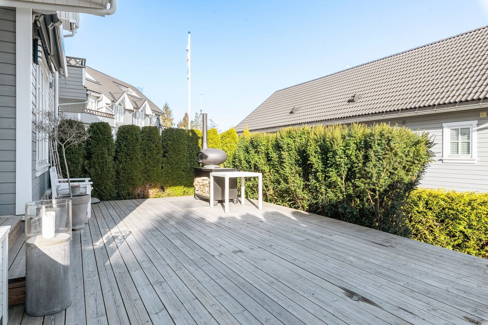 Privat terrasse på ca 30 kvm Galleribilde