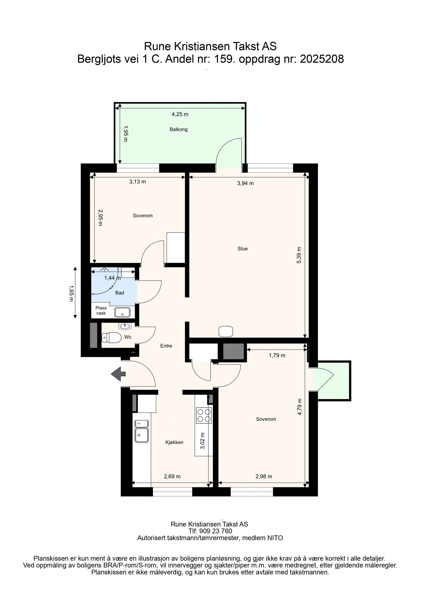 Plantegning - Ekstern lagringsplass er godt ivaretatt med en kjellerbod på ca. 6 kvm og en loftsbod med totalt målbart areal på 10 kvm. Tørkeloft overliggende boligen. Galleribilde