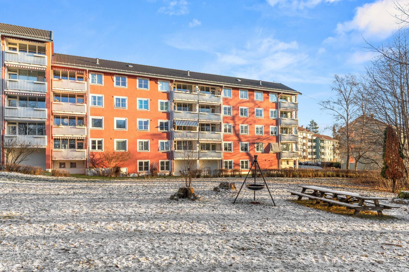 Som beboer har du også tilgang til felles fasiliteter som treningsrom og sykkelboder. Galleribilde