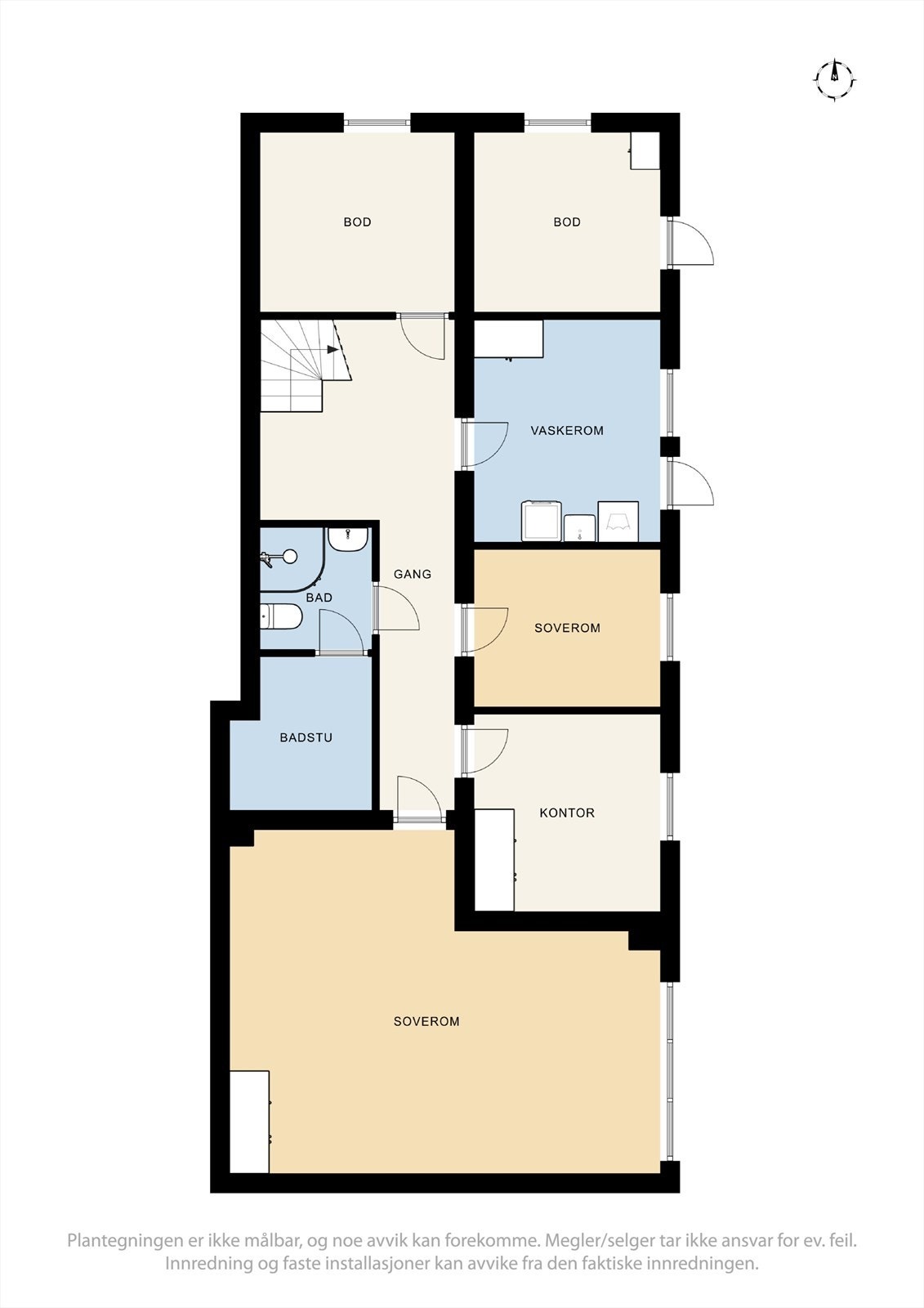 Plantegninger - Underetasje Galleribilde