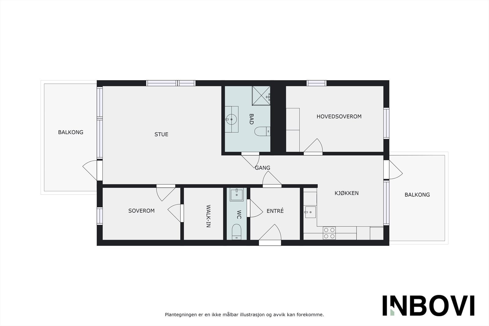 Plantegning Galleribilde