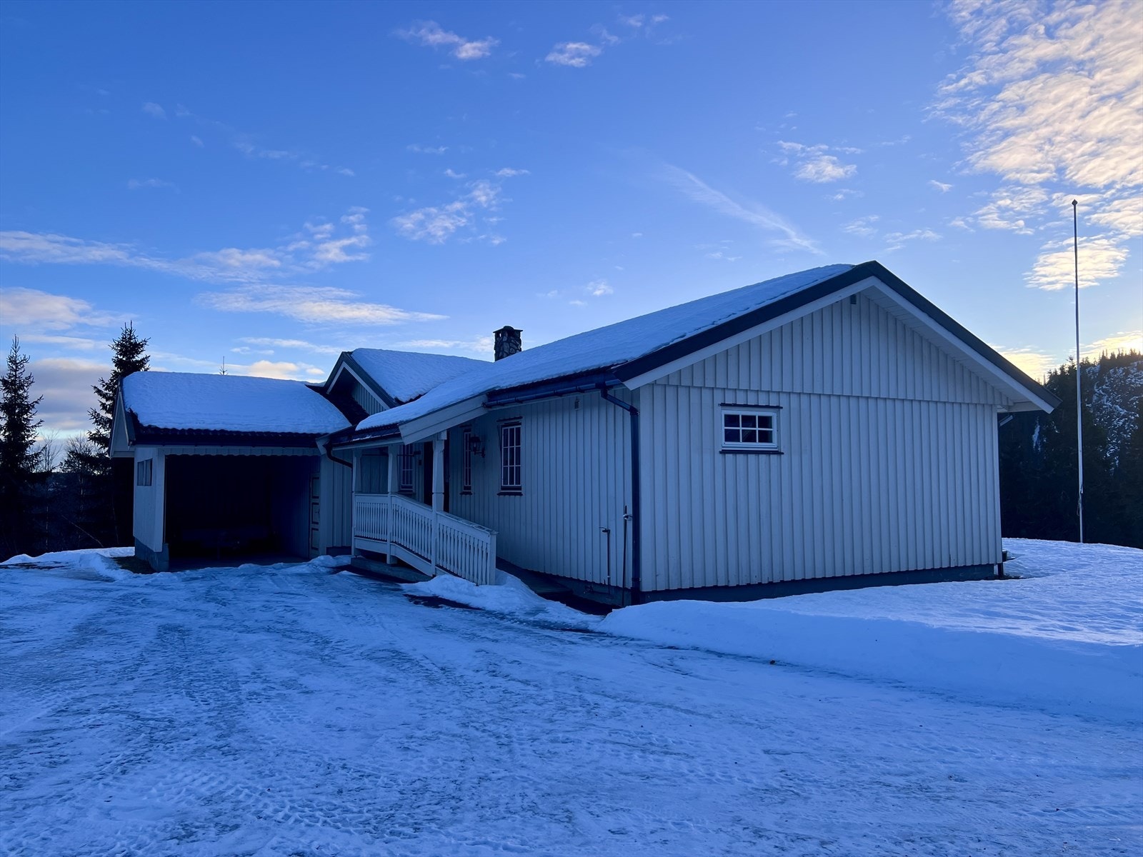 Vinterbilde tatt av eiendomsmegler 30.12.2025 Galleribilde
