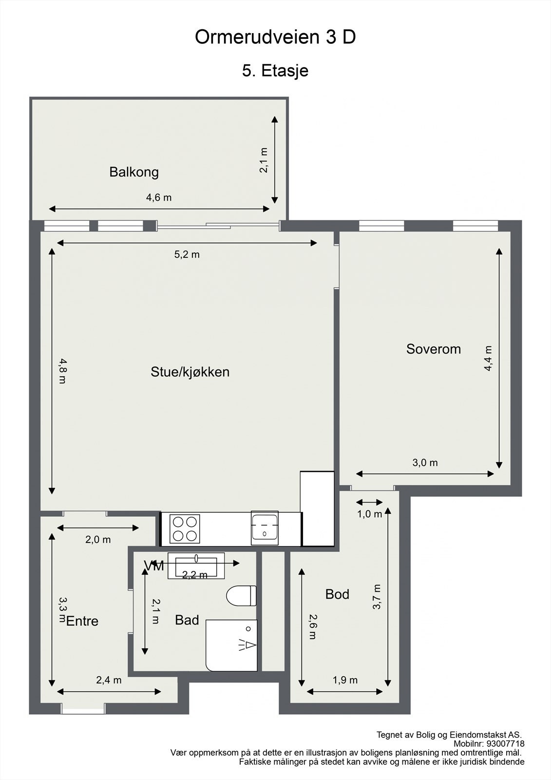 Ormerudveien 3 D - 5. Etasje Galleribilde