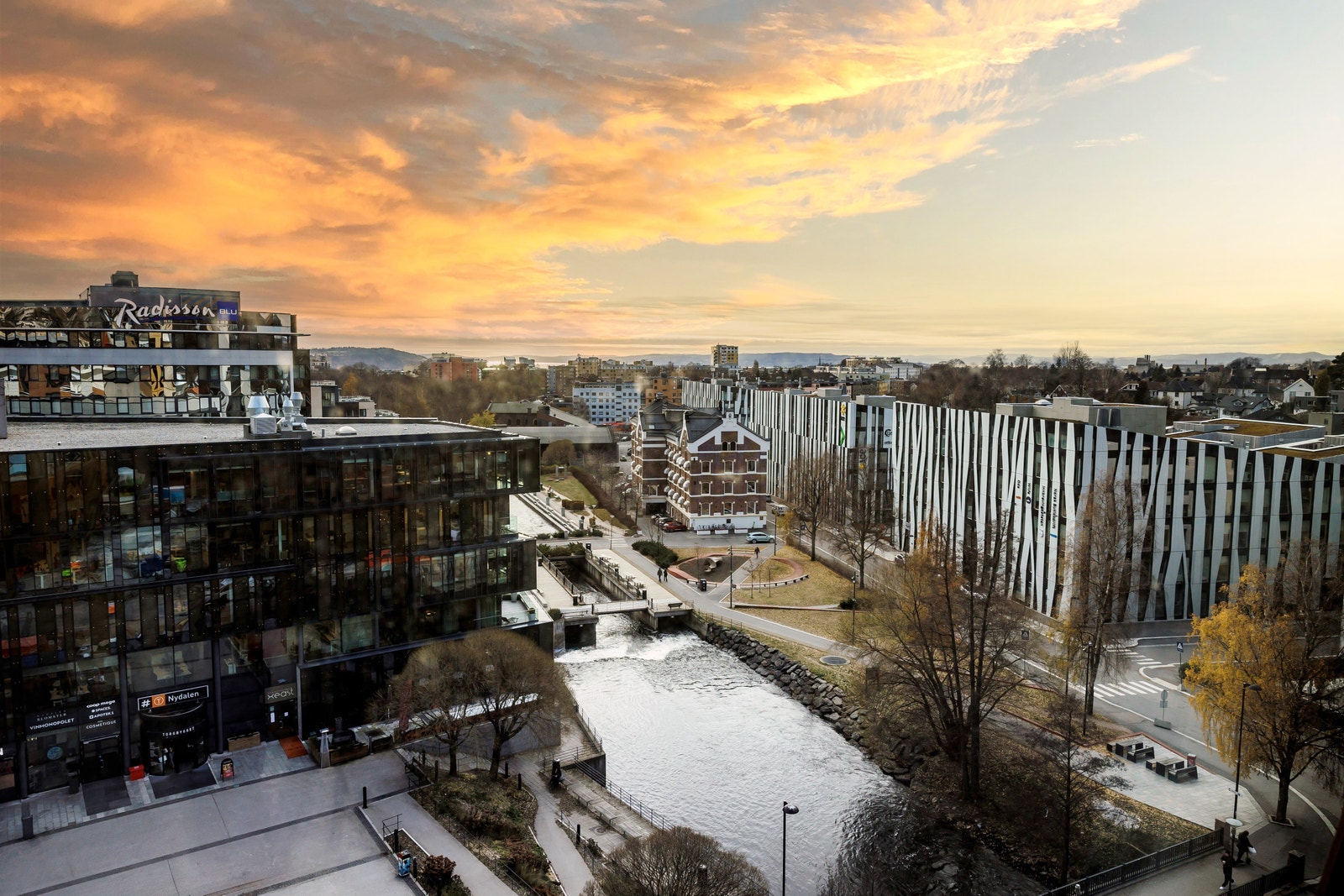 Utsikt fra de ledige lokalene i 6. etg. Foto: Magent Fotografer Galleribilde