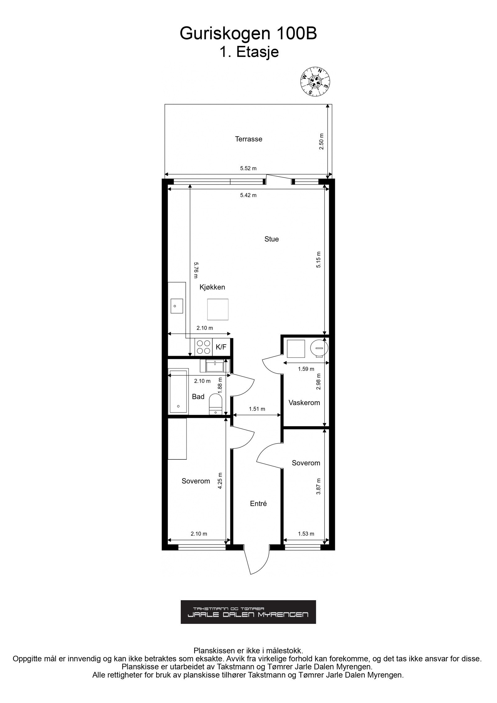 Plantegning. Galleribilde