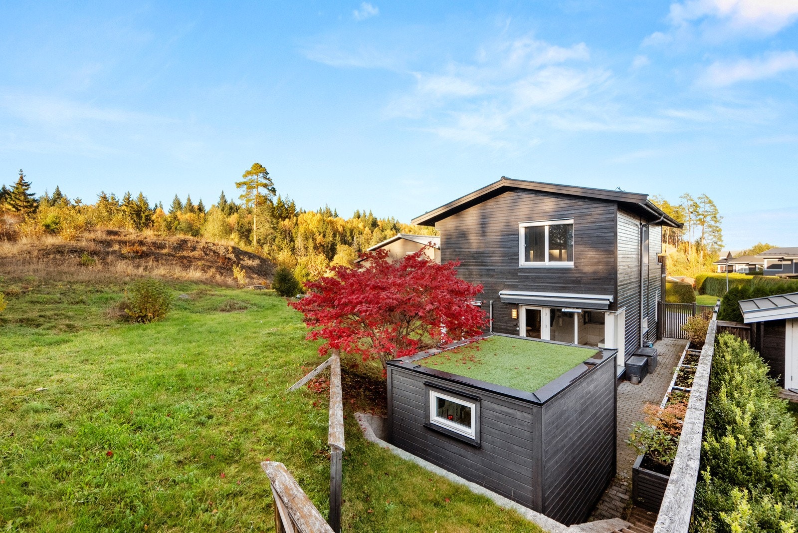 Opparbeidet grøntområde Galleribilde