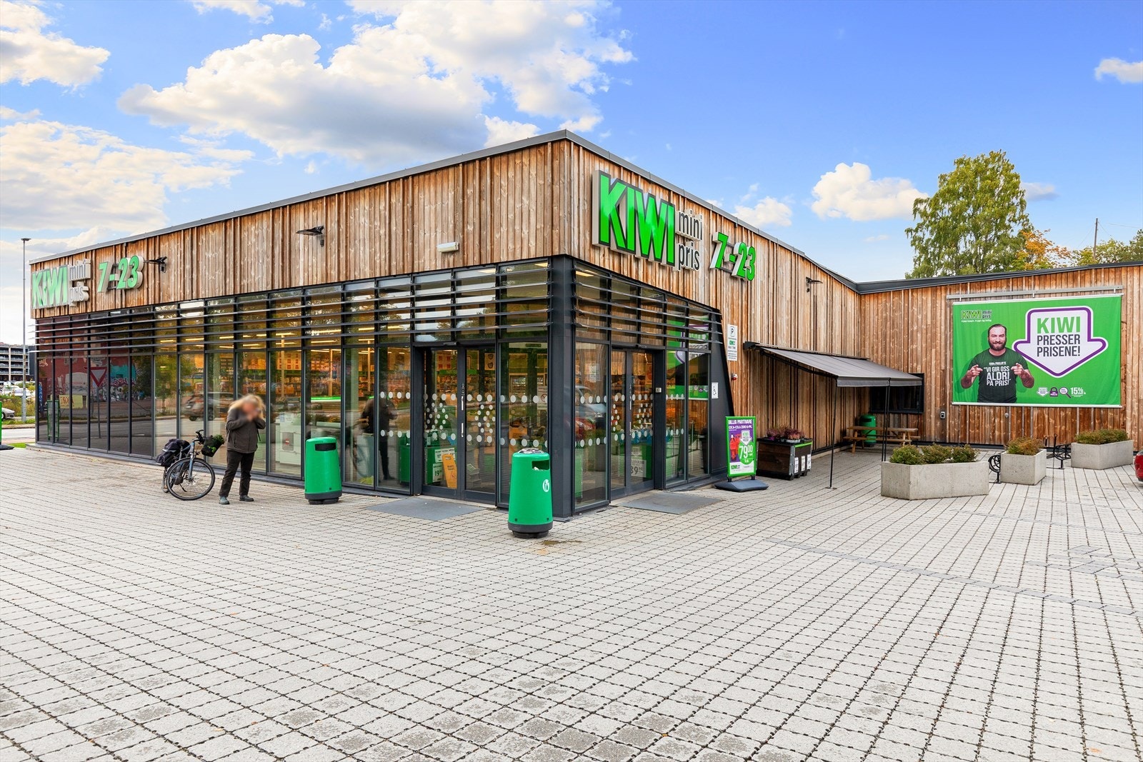 Kiwi Tangen ligger ikke lange turen fra boligen Galleribilde