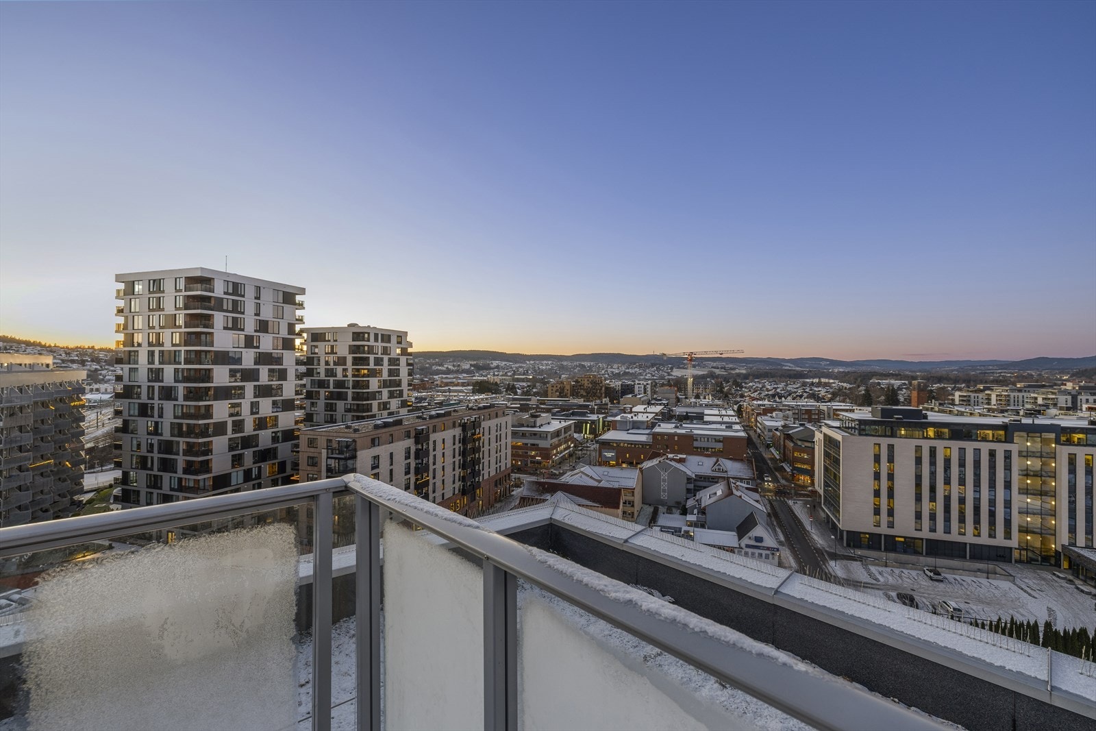 Her kan utsikten over resten av byen nytes. Galleribilde