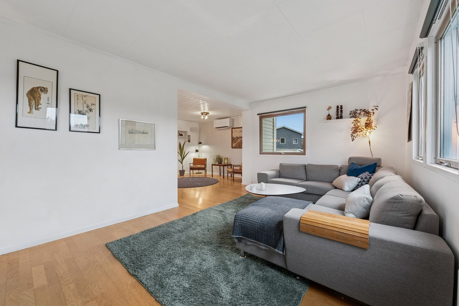 Den gode utformingen gir deg mulighet til å innrede oppholdsrommet etter eget ønske. Galleribilde