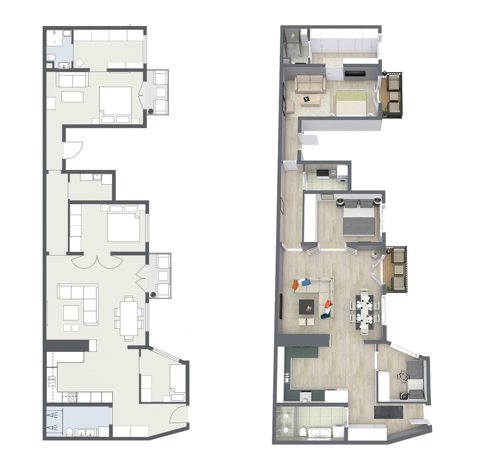 Alternativ plantegning Galleribilde