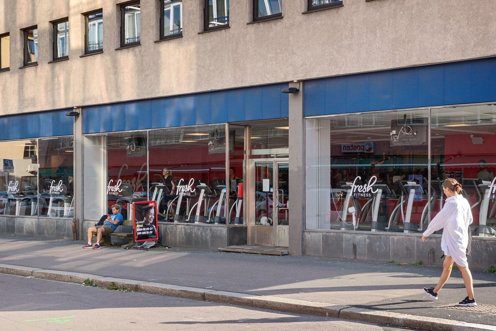 For deg som ønsker å trene innendørs finnes blant annet Fresh Fitness og Sats. Galleribilde