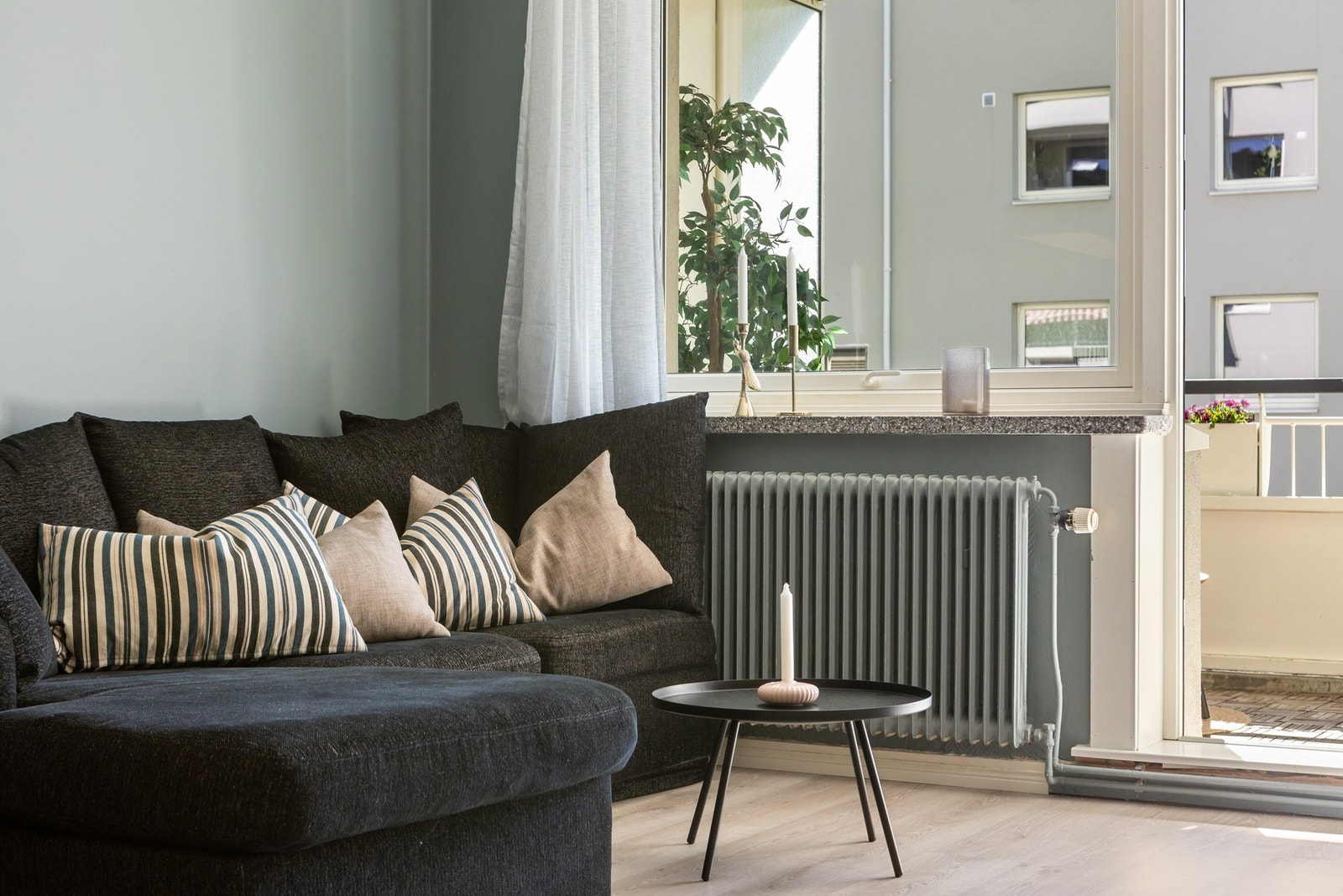 Nye vinduer samt balkongdør i 2019. Galleribilde