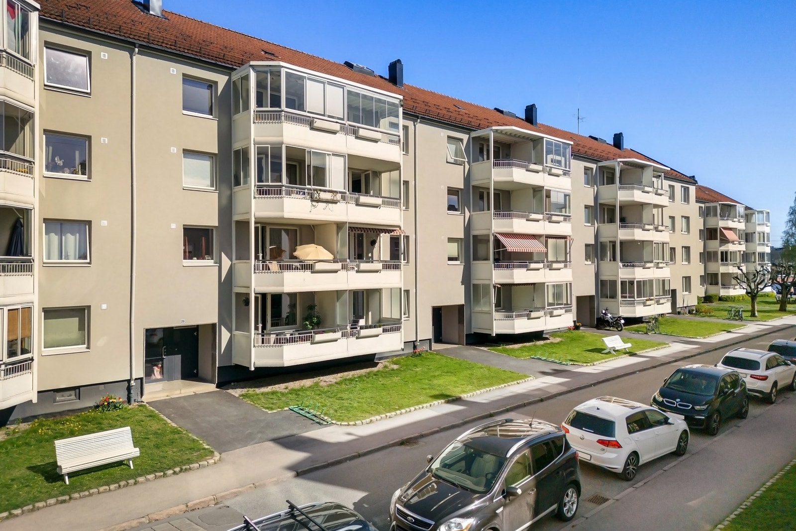 Aksjeselskapet består av 176 leiligheter. Galleribilde