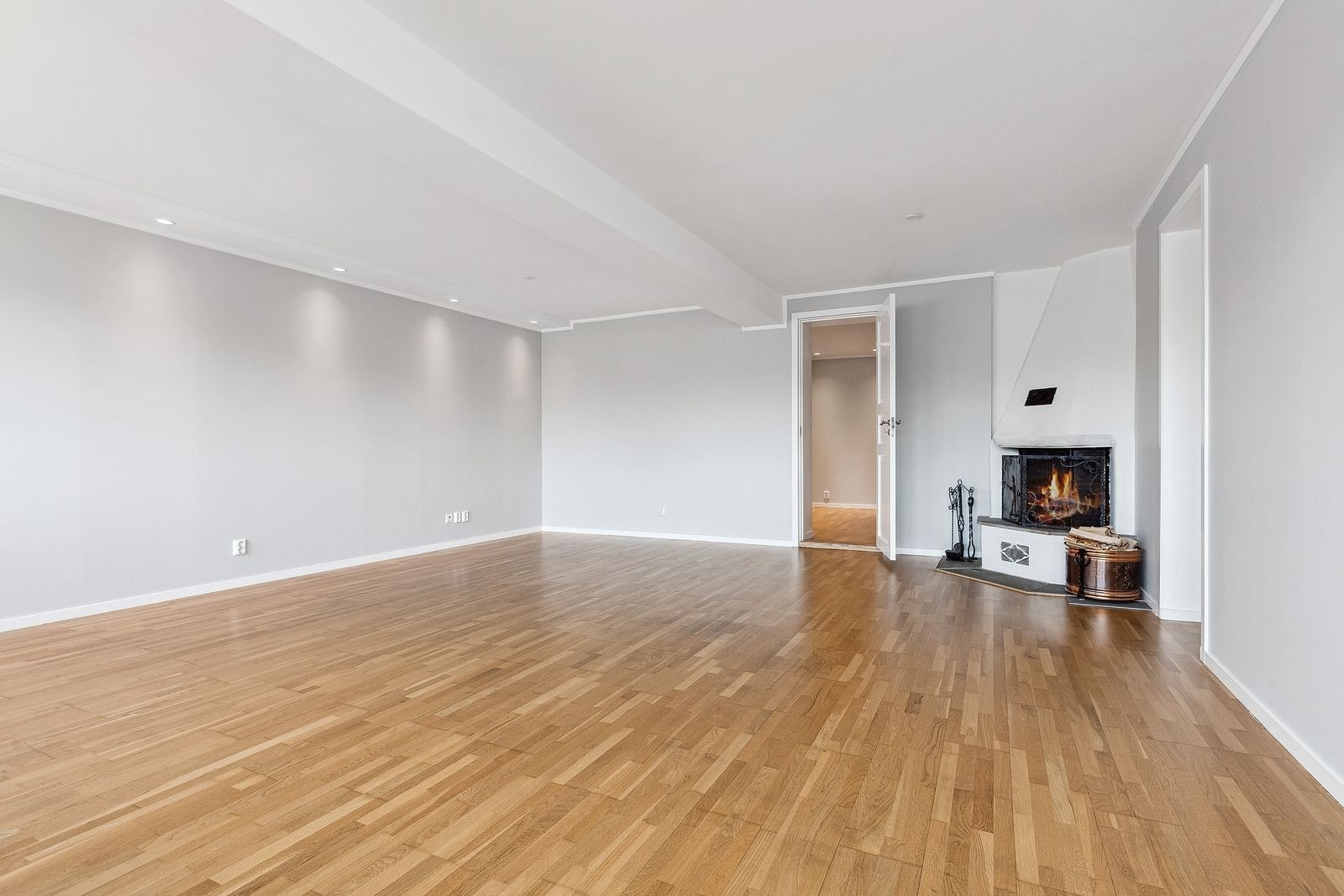 Stue med peis Galleribilde