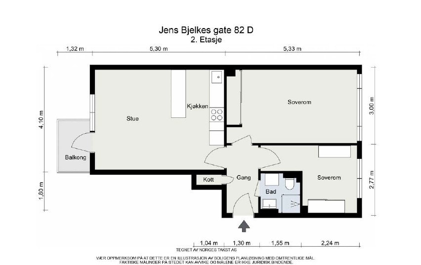 Plantegning Galleribilde