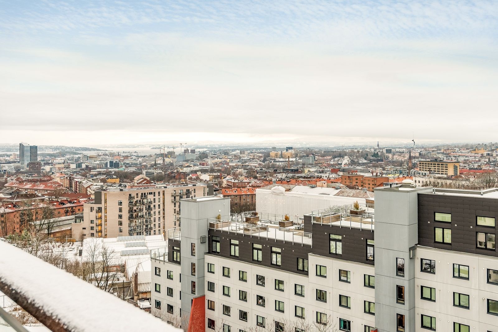 Fra leiligheten får du flott utsikt over Oslo Galleribilde
